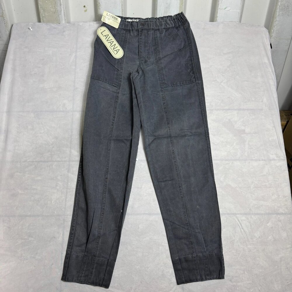 Lavana Young Fashion Tapered Jeans‎ Mens Gray Waistband Slash Pocket Size 28 NWT